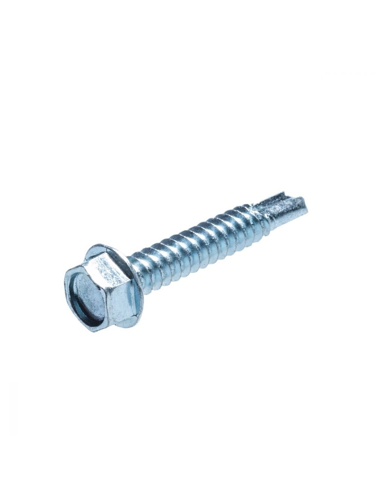 JUEGO DE PIJA HEXAGONAL GALVANIZADA TITAN P/BROCA 1/4" X 3" C/100PZ