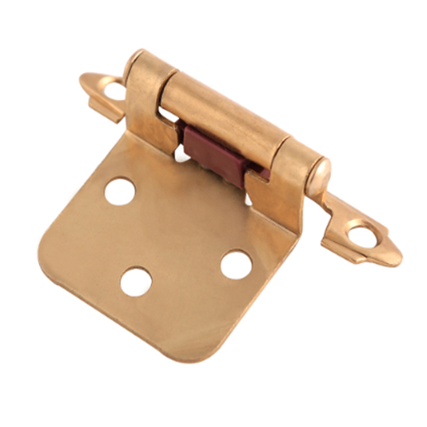 JUEGO DE BISAGRA PARCHE HANDY C/2PZ LATÓN BRILLANTE C/TORNILLO (3148)(E)