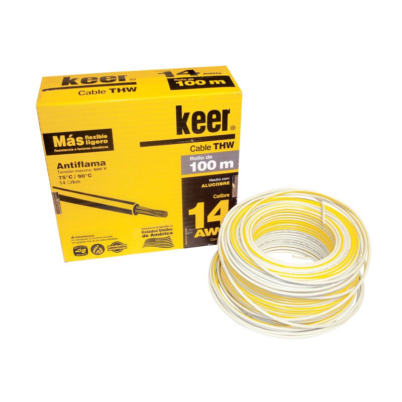 KEER CABLE THW 14 BLANCO 100M (4085)