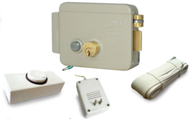 KIT CERRADURA PHILLIPS ELÉCTRICA 321 IZQUIERDA C/BOTÓN BEIGE (MX3421)(H)