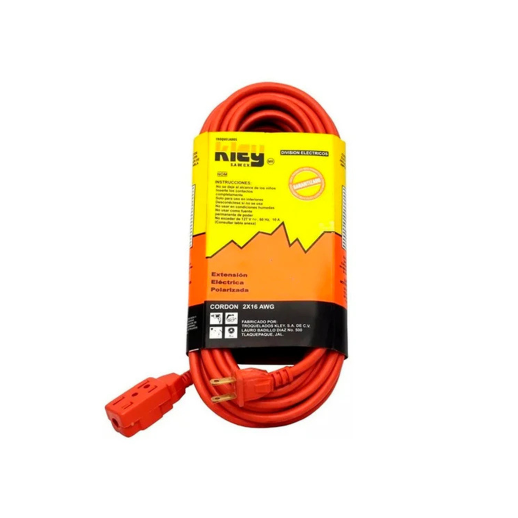 KLEIMAN EXTENSIÓN USO RUDO TRIPLE NARANJA 20M (EXT-023)