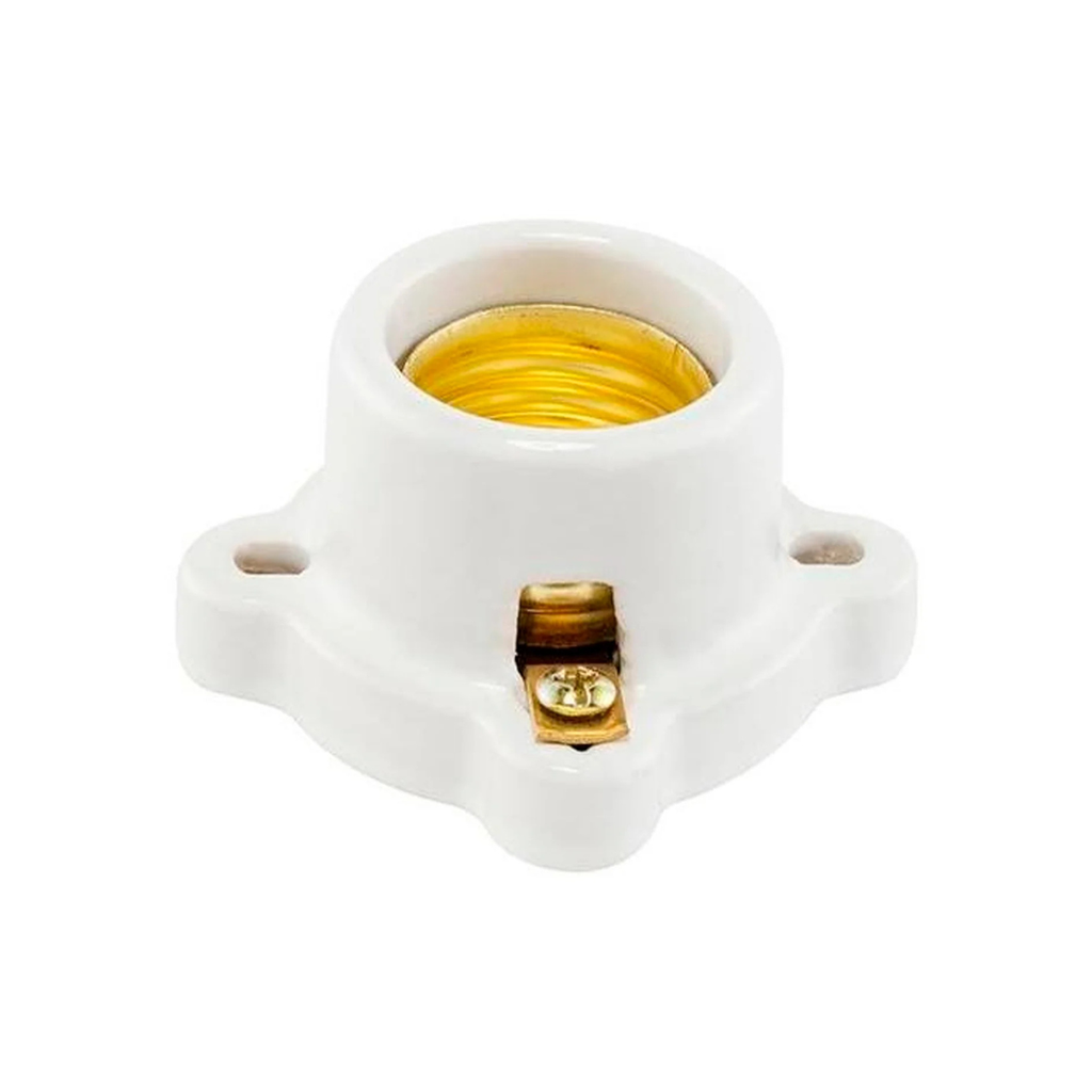KLEIMAN SOCKET PORCELANA CUADRADO BLANCO (SOC-007)(E)