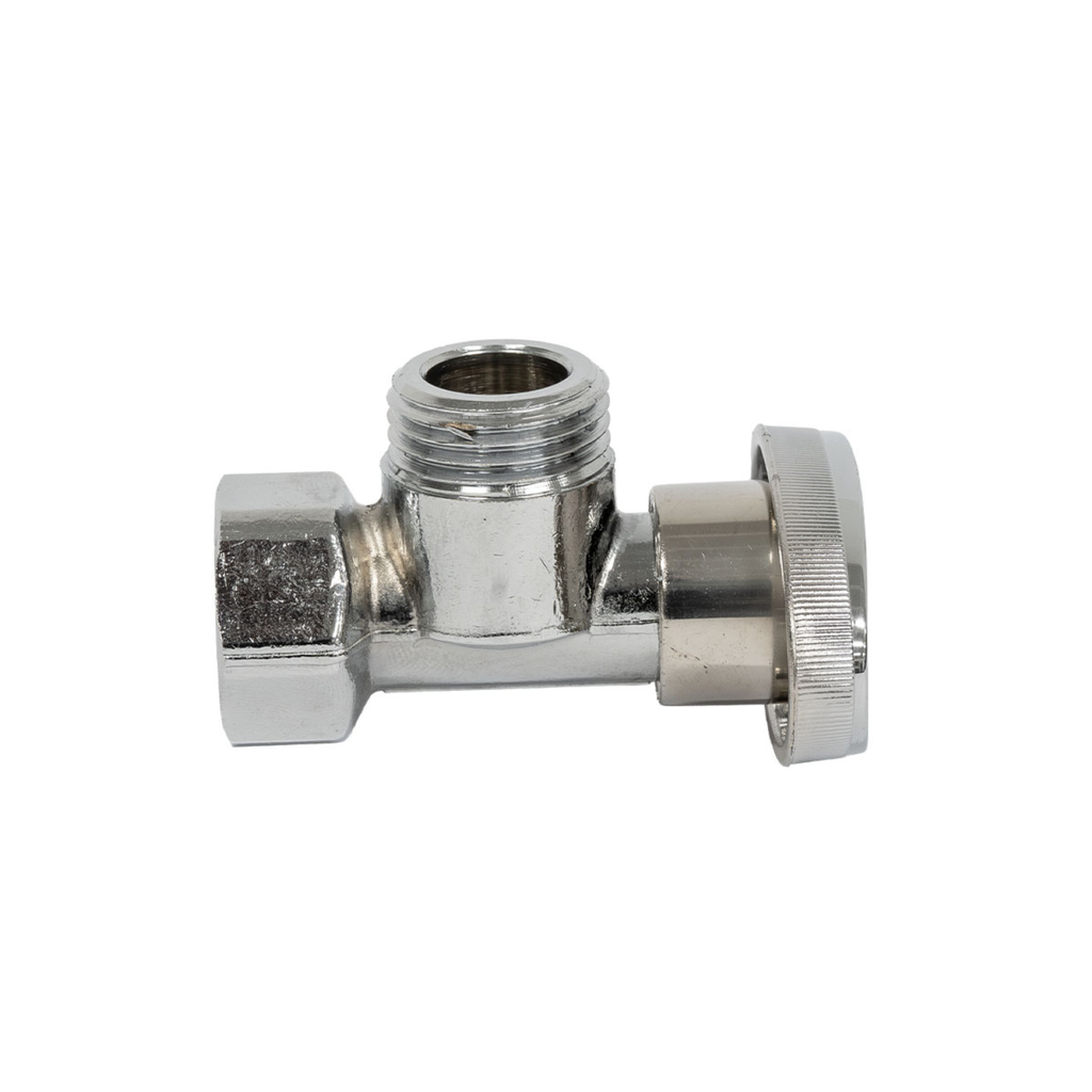 COFLEX LLAVE DE CONTROL ANGULAR 2 SALIDAS 1/2" N.P.T. x 1/2" M. x 1/2" M. (IP-137)