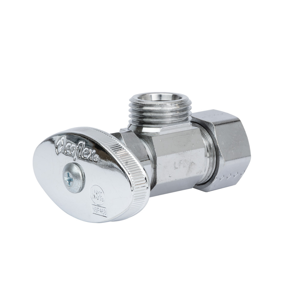 COFLEX LLAVE DE CONTROL TRADICIONAL ANGULAR 1/2" T.C. x 1/2" M. (IP-104)