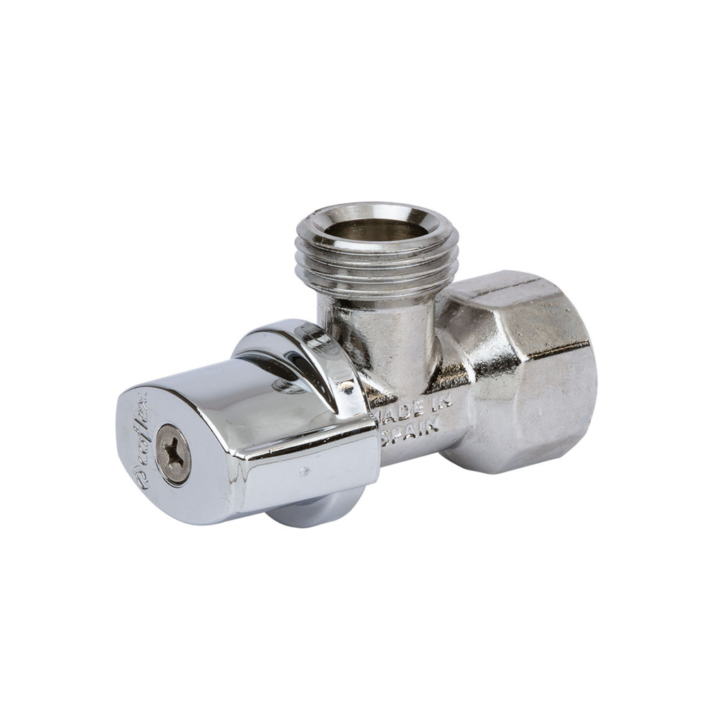 COFLEX LLAVE DE CONTROL ANGULAR 1/4 VUELTA 1/2" N.P.T. x 1/2" NPSM (IP-133)