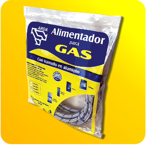 MANGUERA ARDA P/GAS ALUMINIO 10M CONEXIÓN 3/8" (102042)