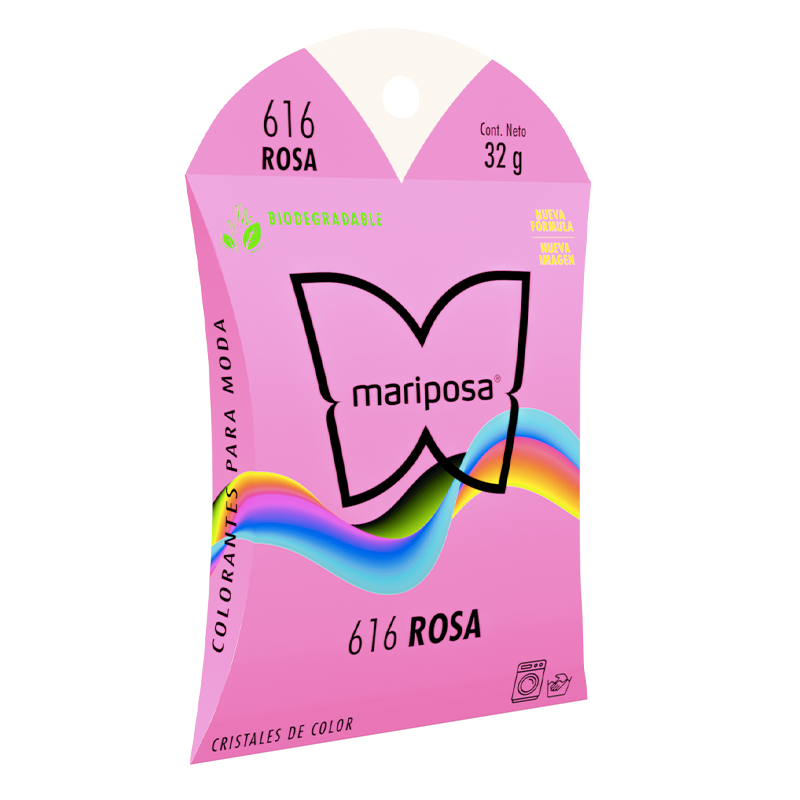 MARIPOSA CRISTALES 616 ROSA 32GR (H)