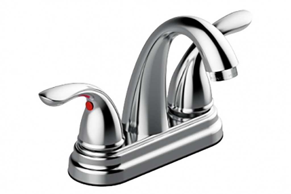 COFLEX MEZCLADORA 4" P/LAVABO CROMO (GL-D300)