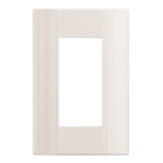 PLACA PLÁSTICO ABS MONTANA 4 VENTANAS MARFIL (1450)(E)