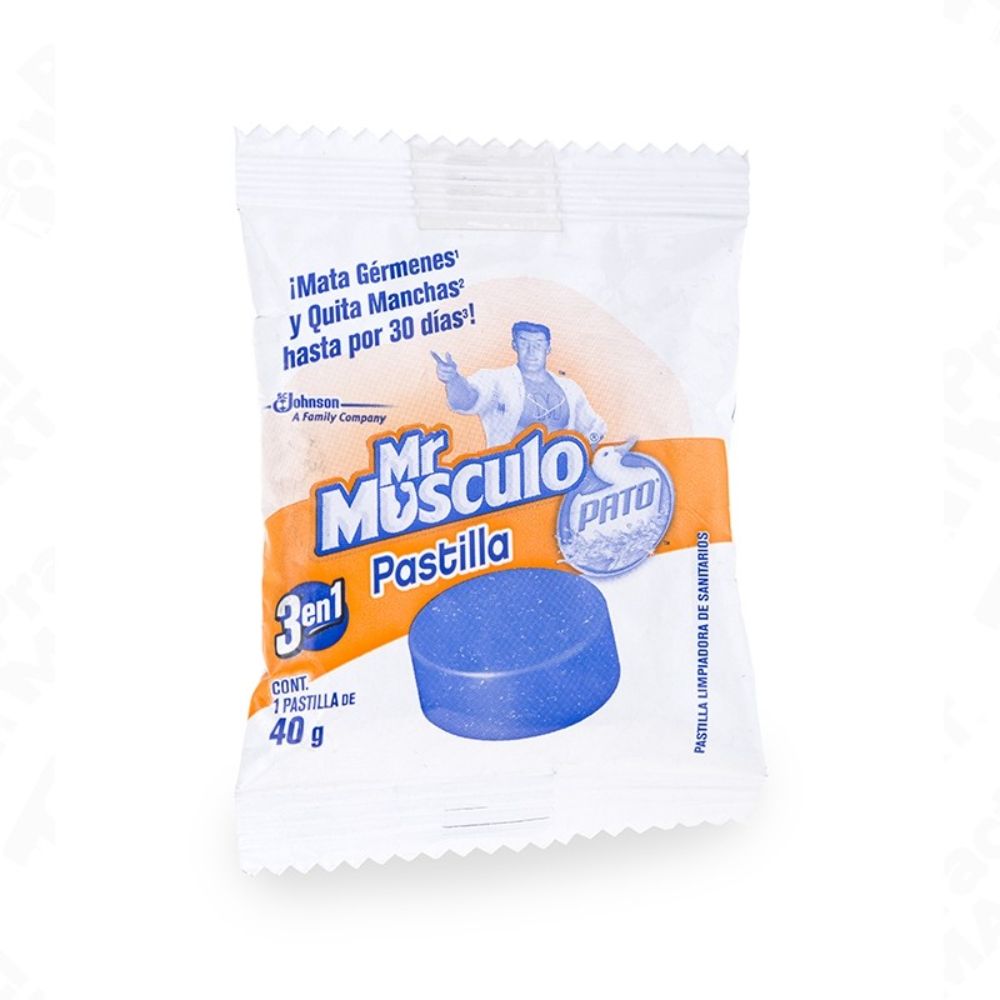 PATO PASTILLA AZUL CON 4 PIEZAS DE 40GR (5603) 