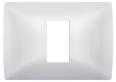 BTICINO MX PLACA RESINA 1 VENTANA CHASIS BLANCO MÉRIDA (QZ4803M1BN) (E)