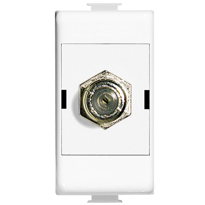 BTICINO MX TOMA DE T.V. 1 MÓDULO BLANCO (QZ5173DF) (E)