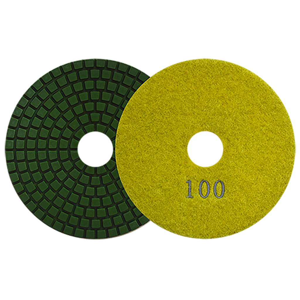 PAD DE DIAMANTE AUSTROMEX C/VELCRO 4" P/MÁRMOL GRANO 100 (2761)(H)