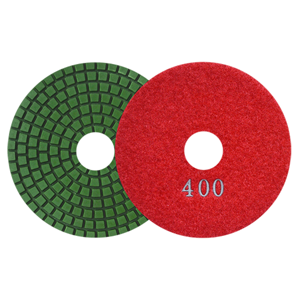 PAD DIAMANTE AUSTROMEX C/VELCRO 4" P/MÁRMOL G400 (2763)(H)