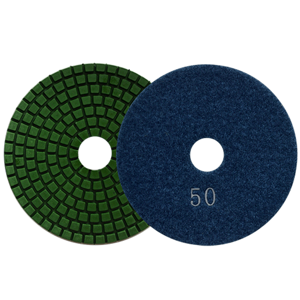 PAD DIAMANTE AUSTROMEX C/VELCRO 4" P/MÁRMOL G50 (2760)(H)