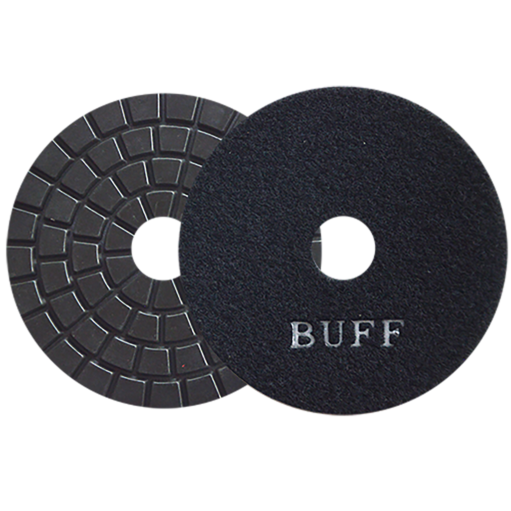 PAD DE DIAMANTE AUSTROMEX C/VELCRO 4" P/MÁRMOL BUFF (2767)(H)