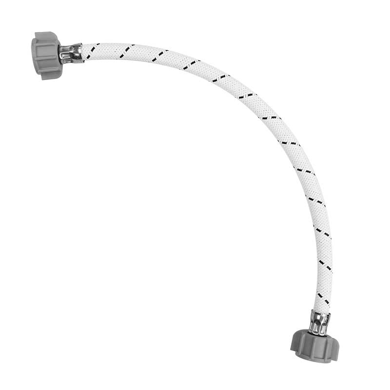 PAQUETE MANGUERA COFLEX C/10PZ VINILO BLANCO P/LAVABO 1/2"AM X 1/2"AM 40CM (CVLB-A40)