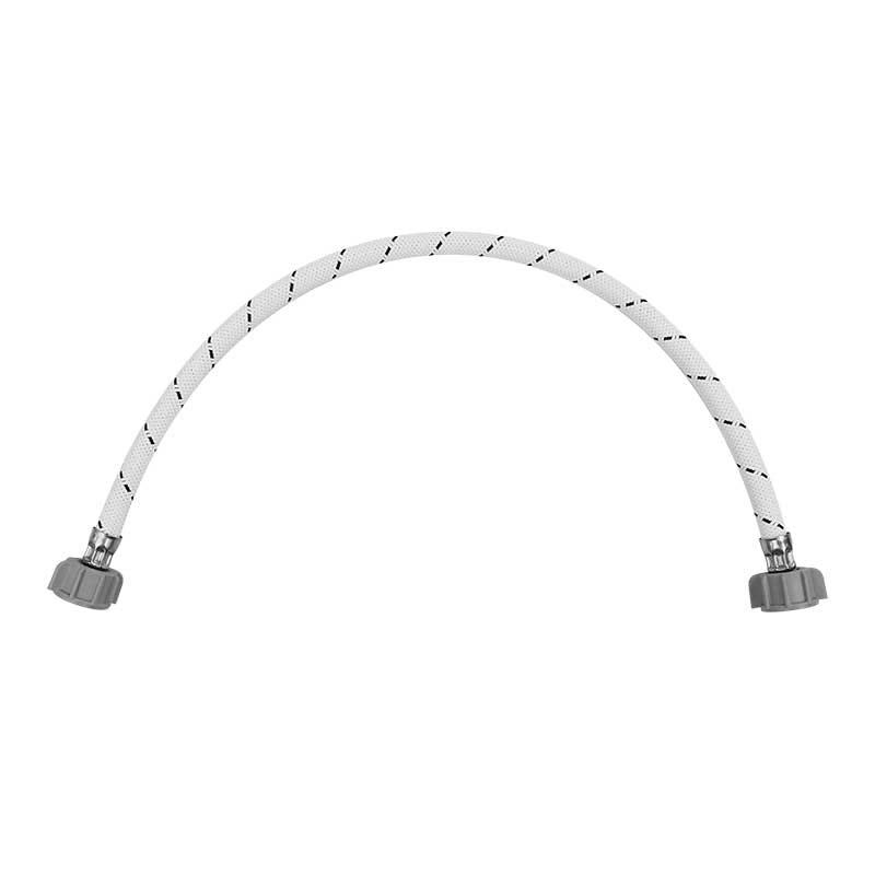 PAQUETE MANGUERA COFLEX C/10PZ VINILO BLANCO P/LAVABO 1/2"AM X 1/2"AM 55CM (CVLB-A55)