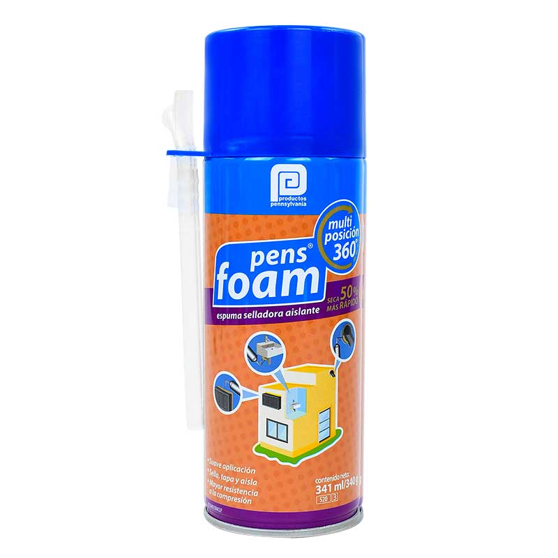 PENNSYLVANIA FOAM 360 MULTIPOSICIÓN 341ML