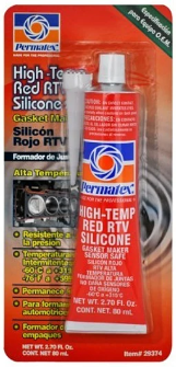 PERMATEX SILICÓN ROJO RTV ALTA TEMPERATURA 80GR (29374-48)