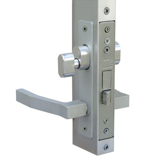 CERRADURA PHILLIPS 555 MARIPOSA-CILINDRO NEGRA P/ALUMINIO (MX2136)(H)