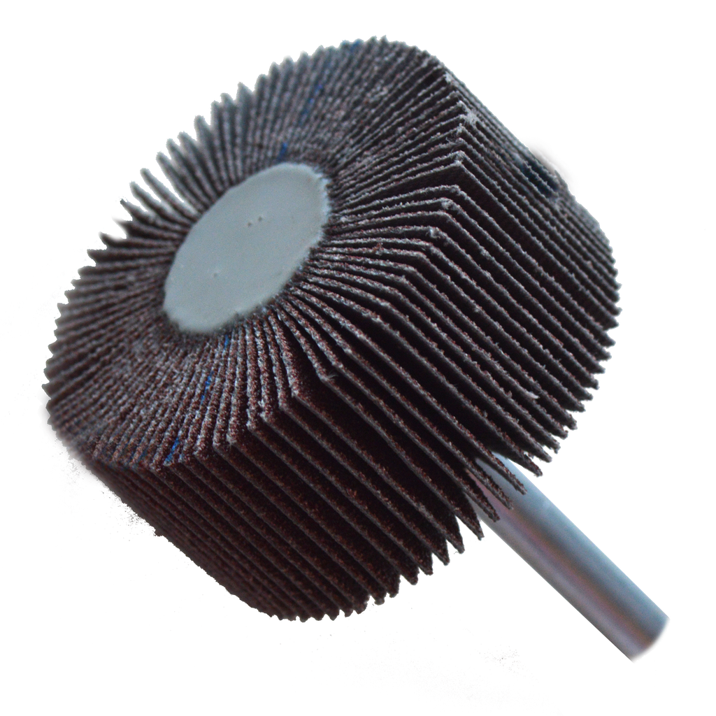 RUEDA FLAP AUSTROMEX C/VÁSTAGO 2" GRANO 120 (908)(H)