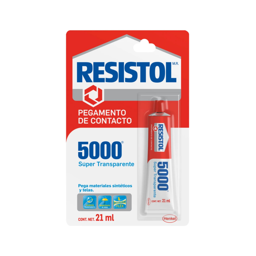 RESISTOL 5000 SÚPER TRANSPARENTE 21ML