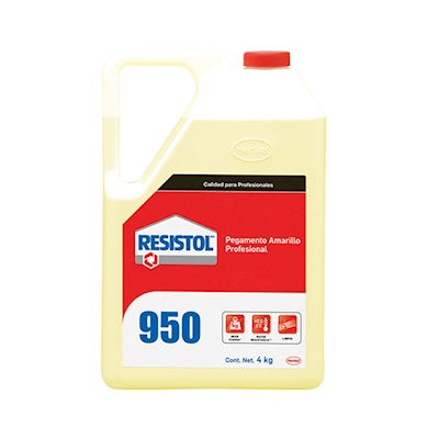 RESISTOL 950 AMARILLO P/CARPINTERO 4KG