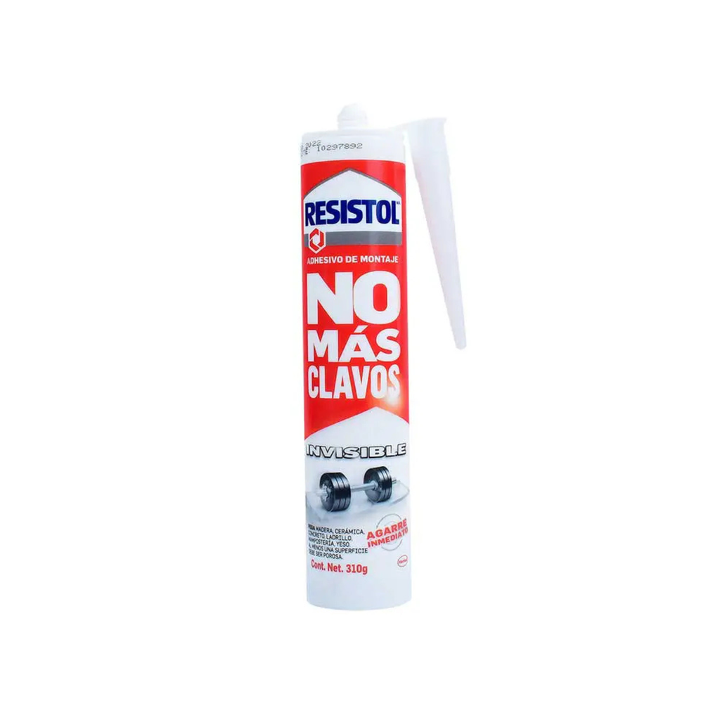 RESISTOL NO MÁS CLAVOS INVISIBLE 310GR