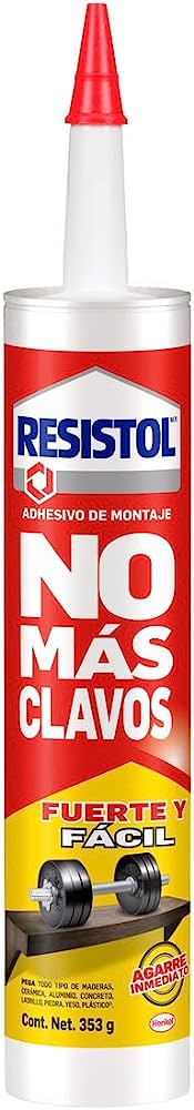 RESISTOL NO MÁS CLAVOS FUERTE Y FÁCIL 353GR