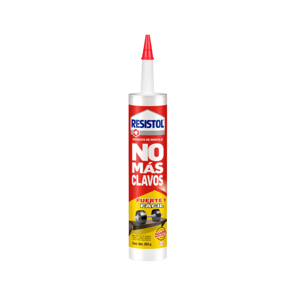 RESISTOL NO MÁS CLAVOS FUERTE Y FÁCIL 353GR
