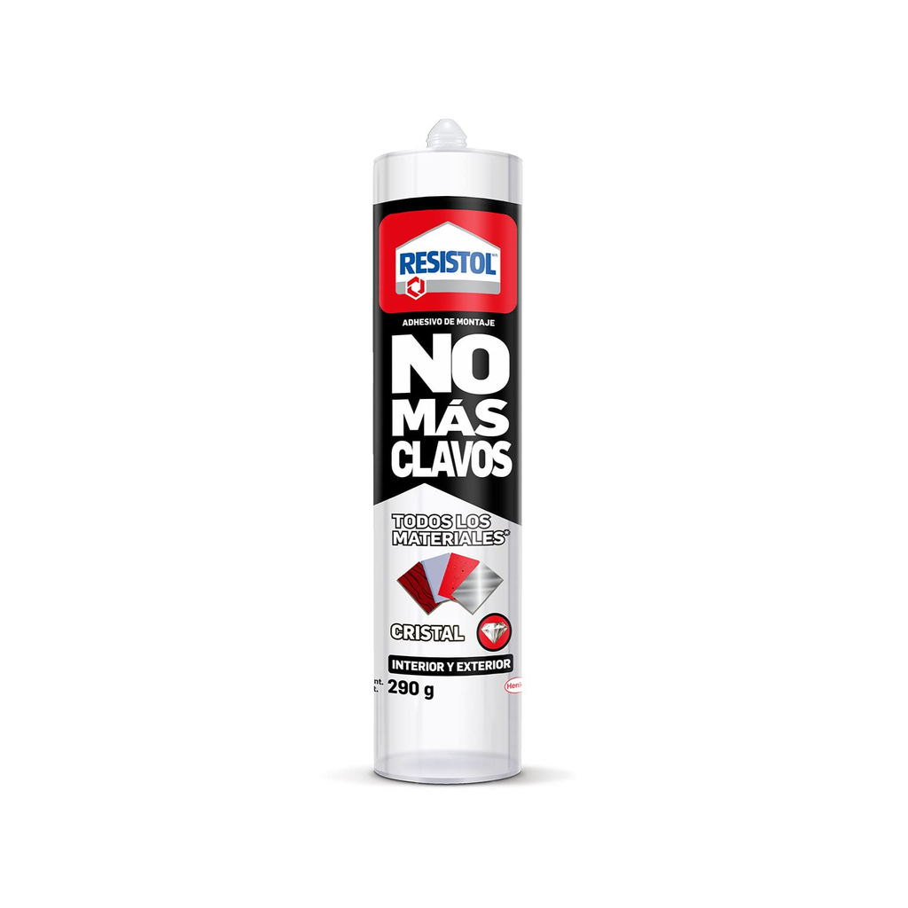 RESISTOL NO MÁS CLAVOS CRISTAL 290GR