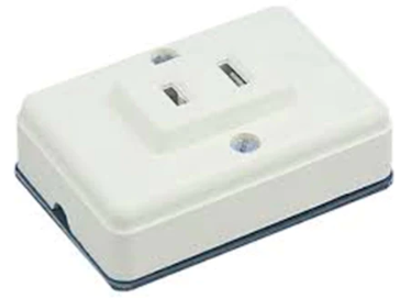 ROYER CONTACTO SENCILLO SOBREPONER PLANO 2P MARFIL (WD0182)(E)