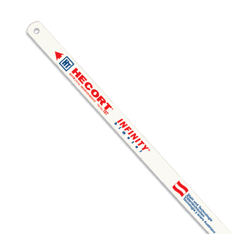 SEGUETA HECORT MANUAL BIMETAL 18 DIENTES GRUESA 12" x 1/2" (H)