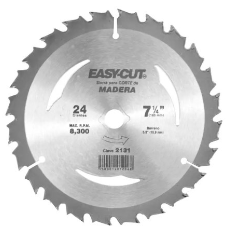 SIERRA AUSTROMEX P/CORTE MADERA 7-1/4" 24 DIENTES (2131)(H)
