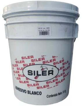 SILER ADHESIVO BLANCO ETIQUETA ROJA 18KG