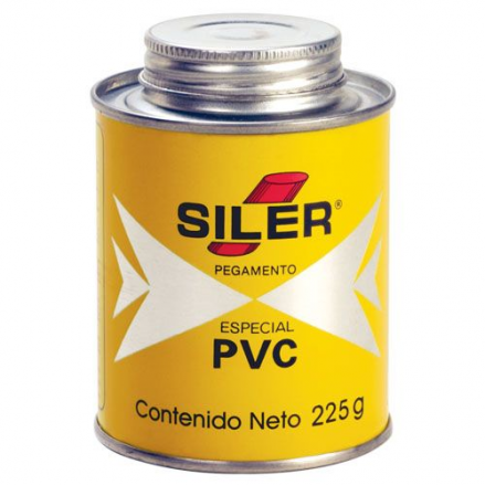 SILER ADHESIVO P/TUBERÍAS PVC AMARILLO 230GR   (2258)