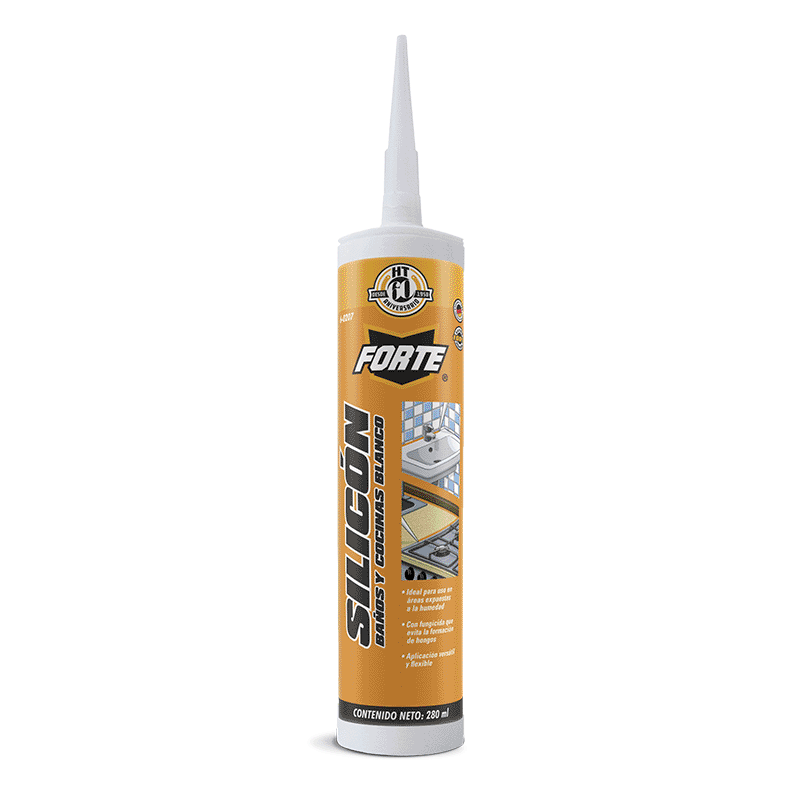 SILICÓN HECORT BAÑOS Y COCINAS BLANCO 280ML (16-0207)