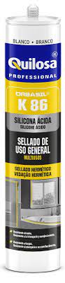 SILICÓN QUILOSA K-86 E MULTIUSOS BLANCO 280ML