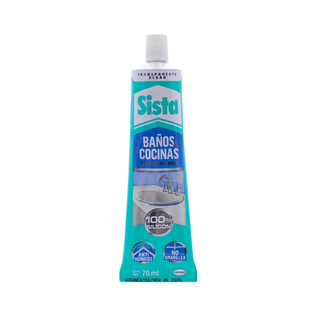 SISTA F101 BAÑOS Y COCINAS TRANSPARENTE 70ML