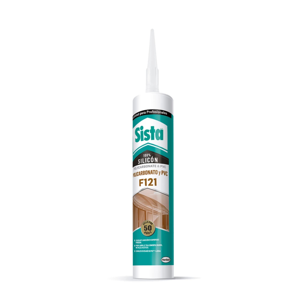SISTA F121 POLICARBONATO Y PVC TRANSPARENTE 300ML