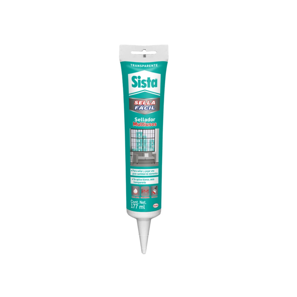 SISTA SELLA FÁCIL MULTIUSOS TRANSPARENTE 177ML