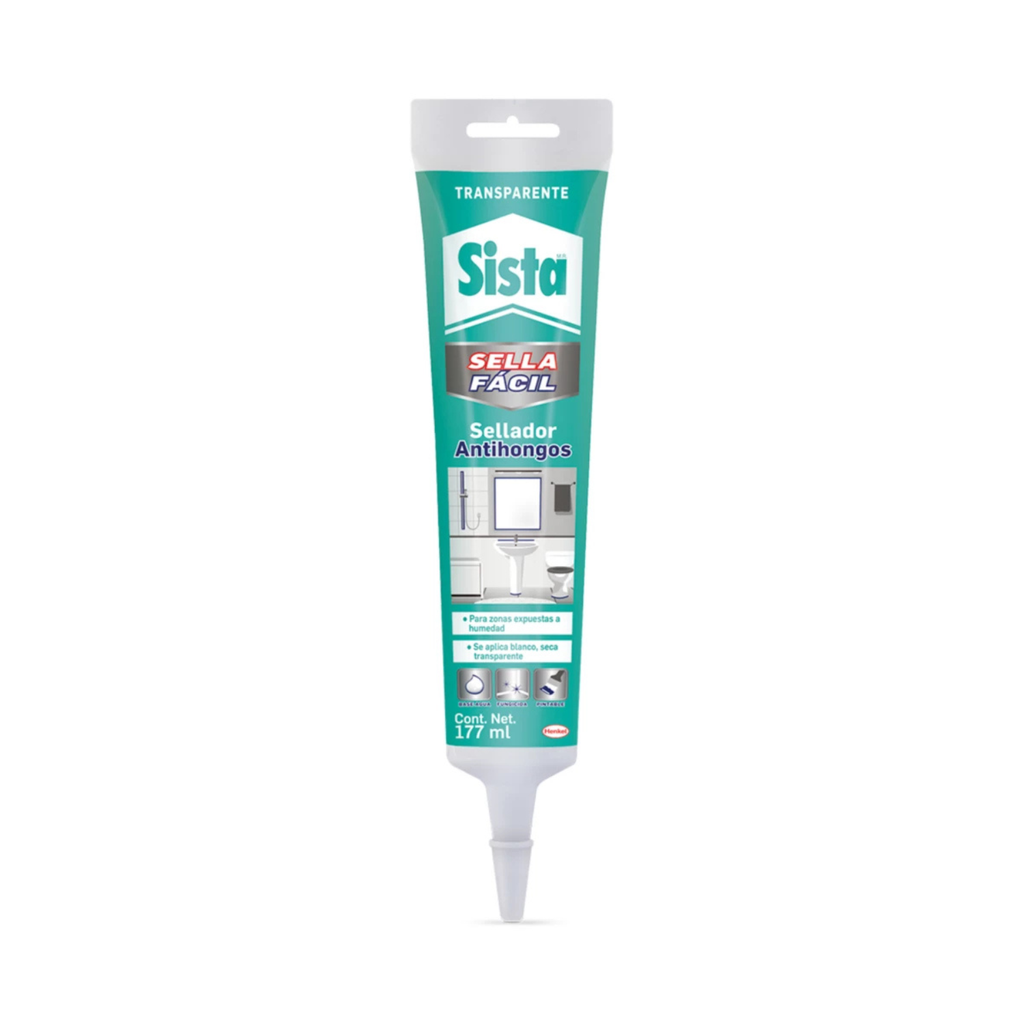 SISTA SELLA FÁCIL ANTI-HONGOS TRANSPARENTE 177ML