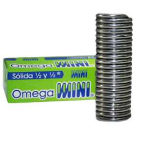 SOLDADURA SOLIDA OMEGA 1/2-1/2 85GR VERDE