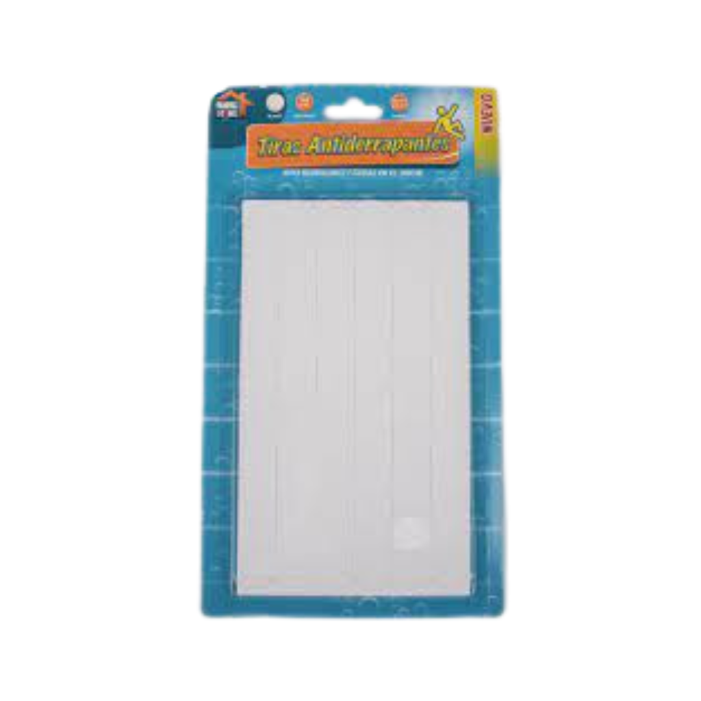 TIRA ANTIDERRAPANTE FANDELI USO GENERAL BLANCA 19 cm X 1.5 cm C/24PZ (72273)