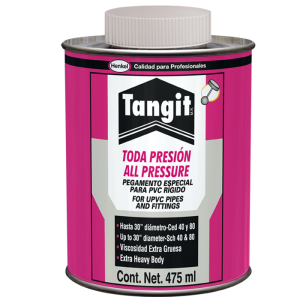 TANGIT PVC ROSA TODA PRESIÓN 475ML