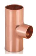 IUSA TEE REDUCIDA COBRE 1" X 1" X 1/2" (600689)(H)