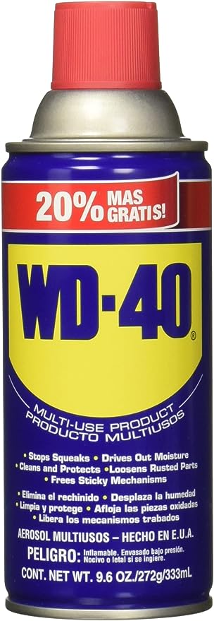 WD-40 8 OZ + 20%  = 9.6 OZ  AEROSOL MULTIUSOS (52228) 