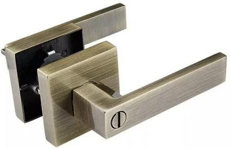 MANIJA YALE CASTELLI BAÑO LATÓN ANTIGUO (MX4982)