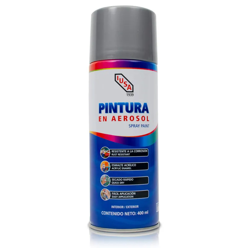 IUSA PINTURA EN AEROSOL ALUMINIO 400ML (618806)(E)